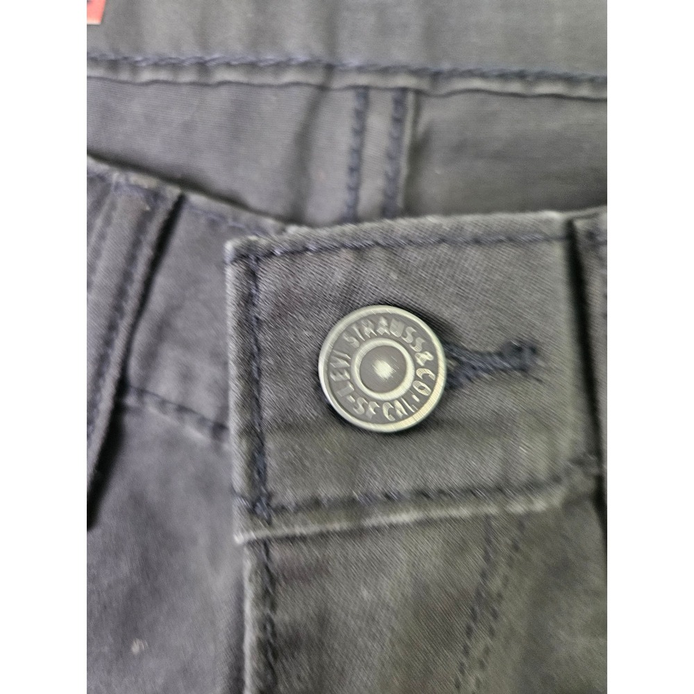 Levi's 541 Athletic Fit Pants Mens 31x34 Gray Stretch Tapered Twill 181810037
